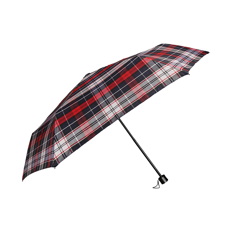 Tri-fold hand-opening ultra-light mini windproof umbrella