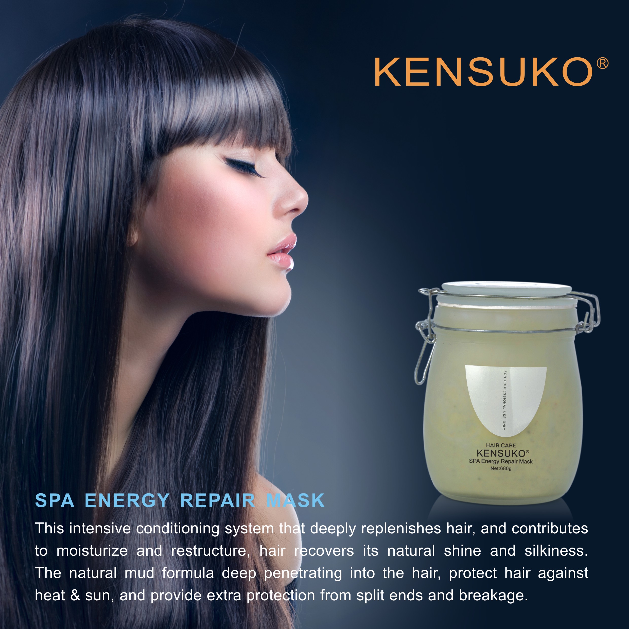 KENSUKO Hair Care Series treatment for hair repair and smooth OEM / private label