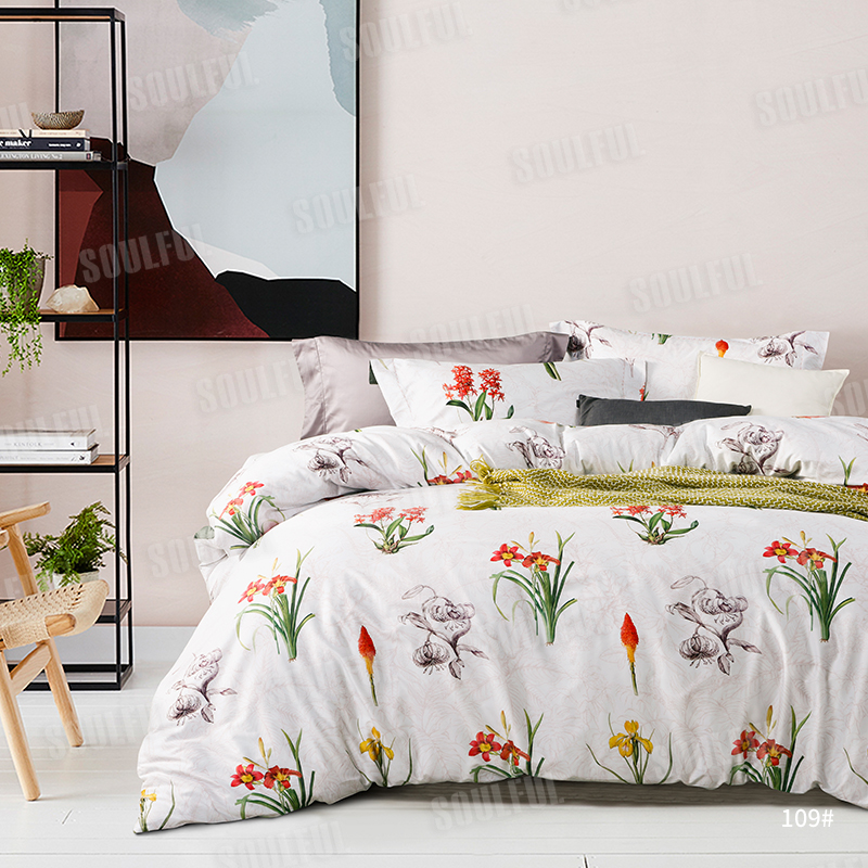 100%cotton digital print duvet cover bedding sets