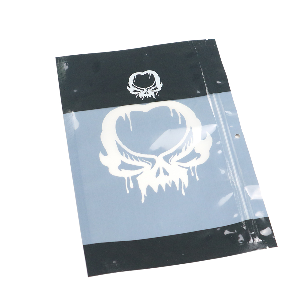 Custom 3 sides sealed with printed zipper bag