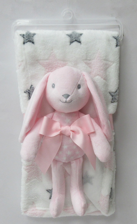Plush Animal With Blanket