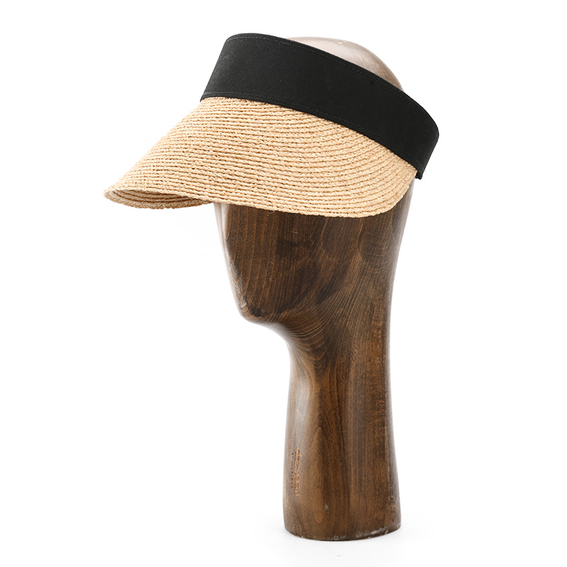 Raffia Visor Fashion Holiday Sun Hat Straw Hat
