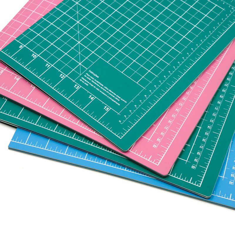 Foldable Cutting Mat folded cutting board PVC cutting board self-healing cut mat 3 layers cut board