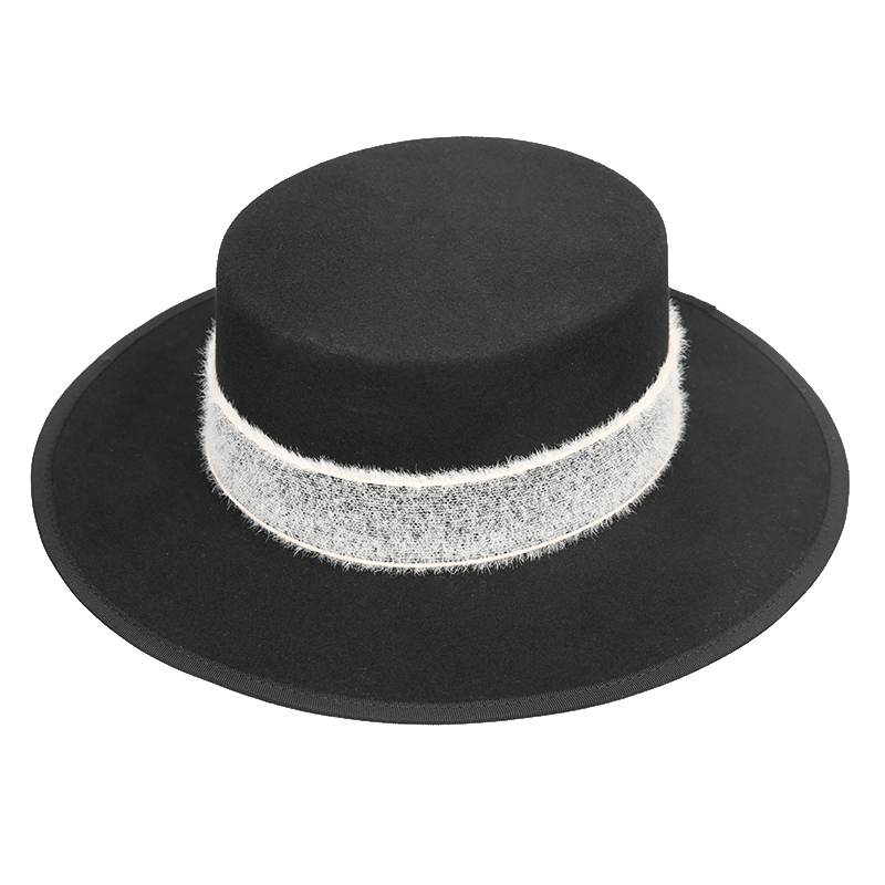 Wool felt fedora hat FW232100