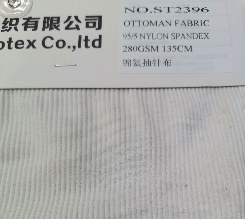 St2396 95%nylon 5%spandex Ottoman Fabric 238gsm, Width 135cm