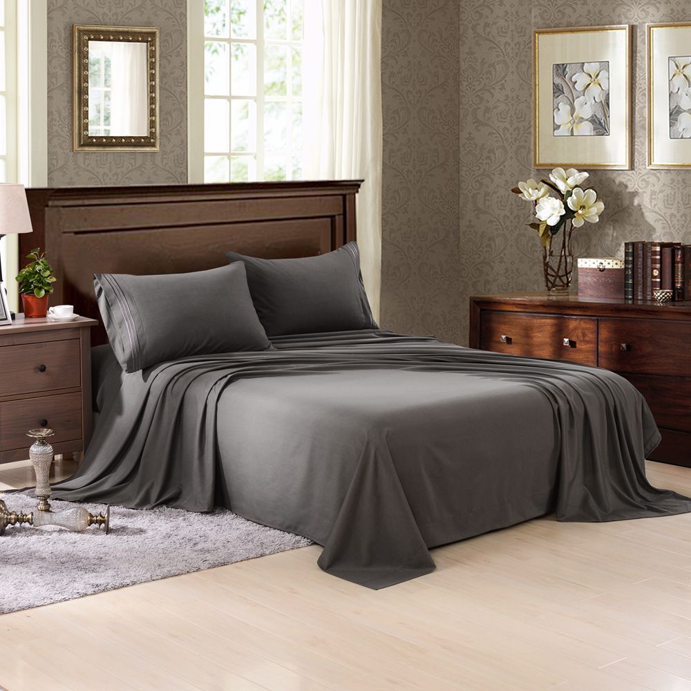 Solid Microfiber Sheet Set