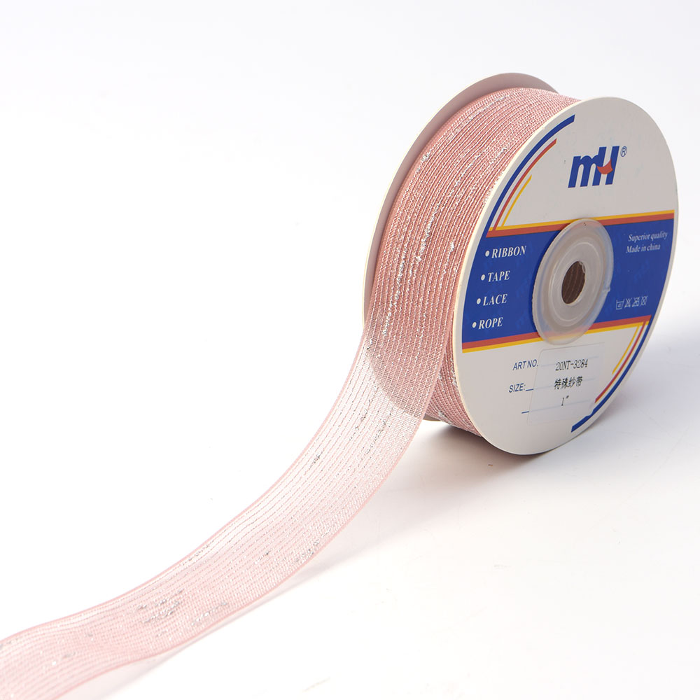 Striped Sheer Ribbon Organza Ribbon for Decoration