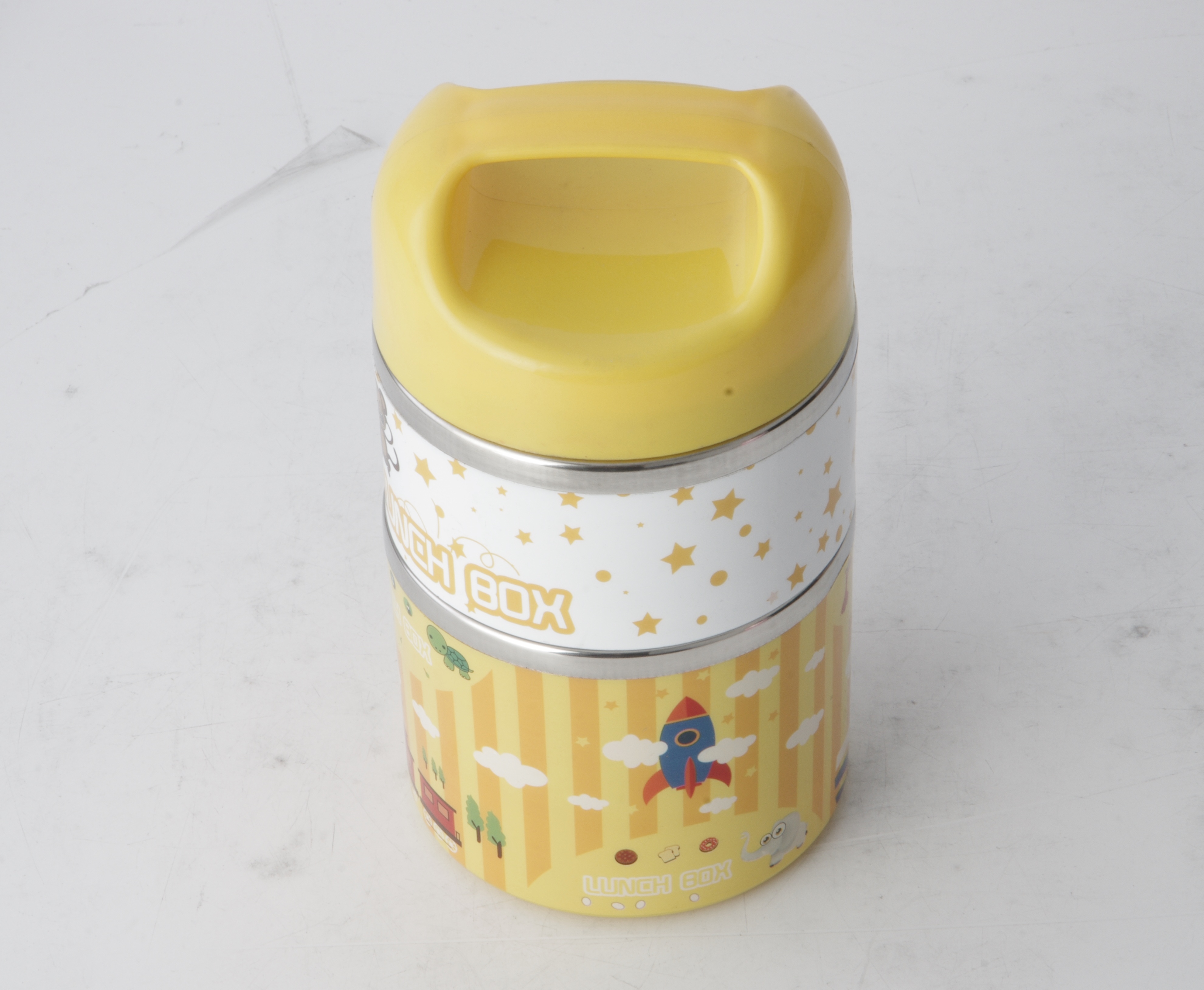RGS-GH3757 Stainless steel 11cm children's paradise series002 lunch box SS201