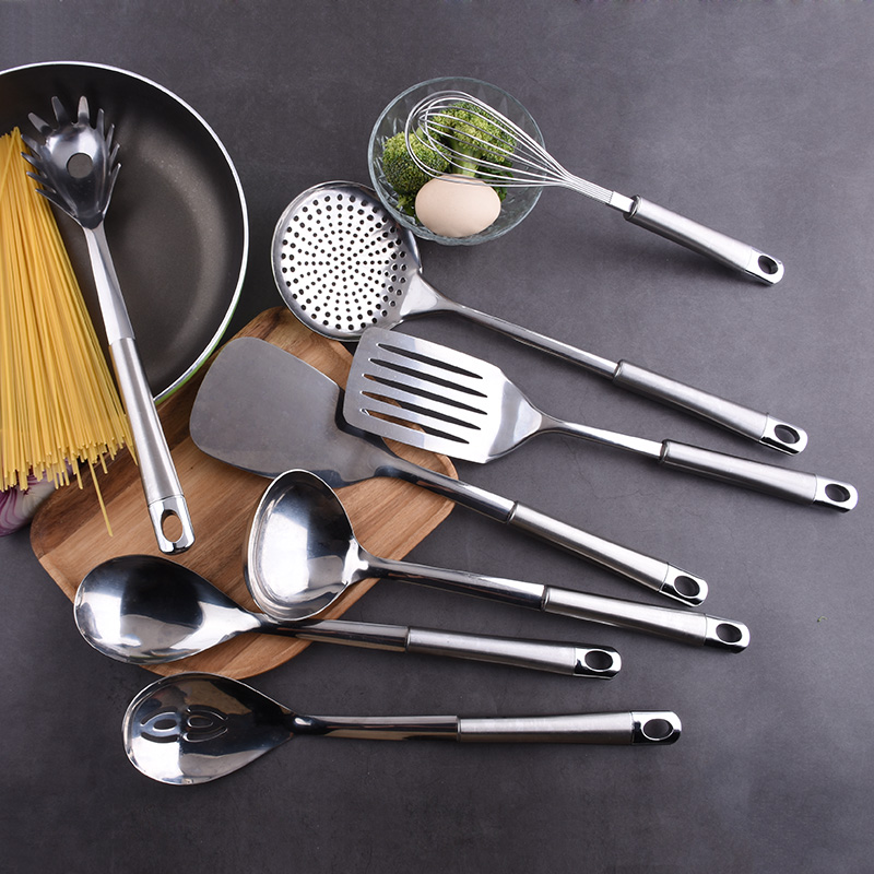 All Stainless Steel Kitchen Utensil Set