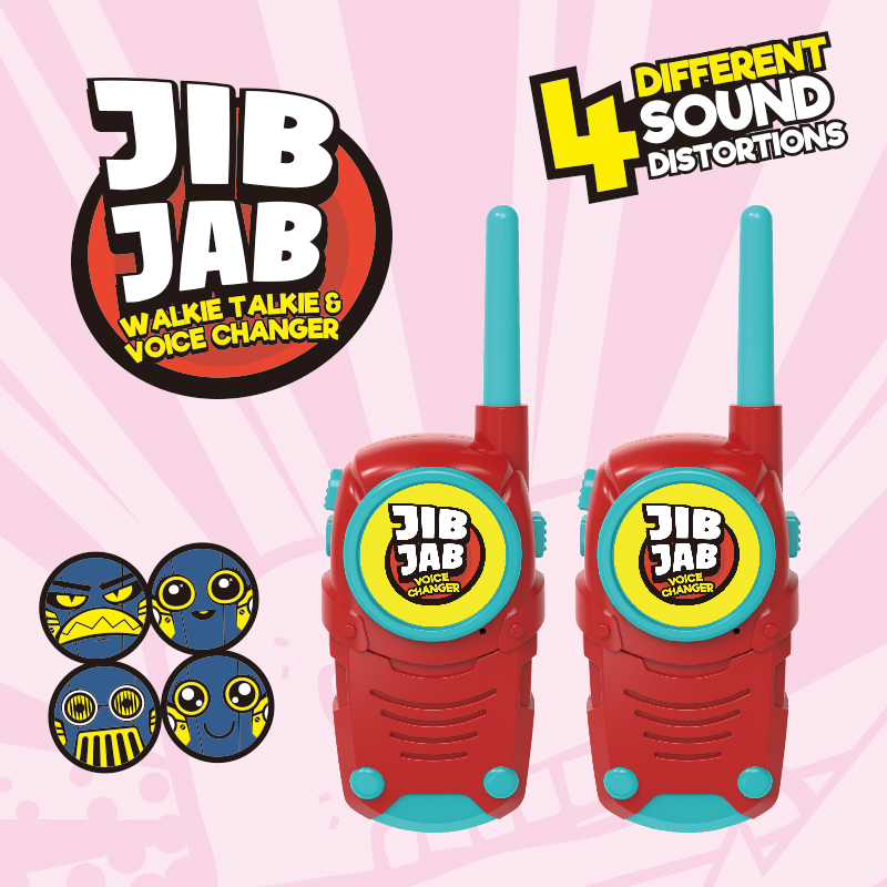 JIBJAB Voice Changer Walkie Talkie Toy