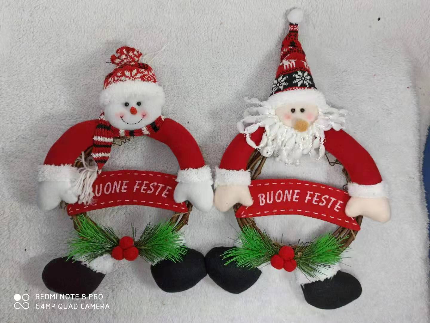 Christmas snowman Santa Claus