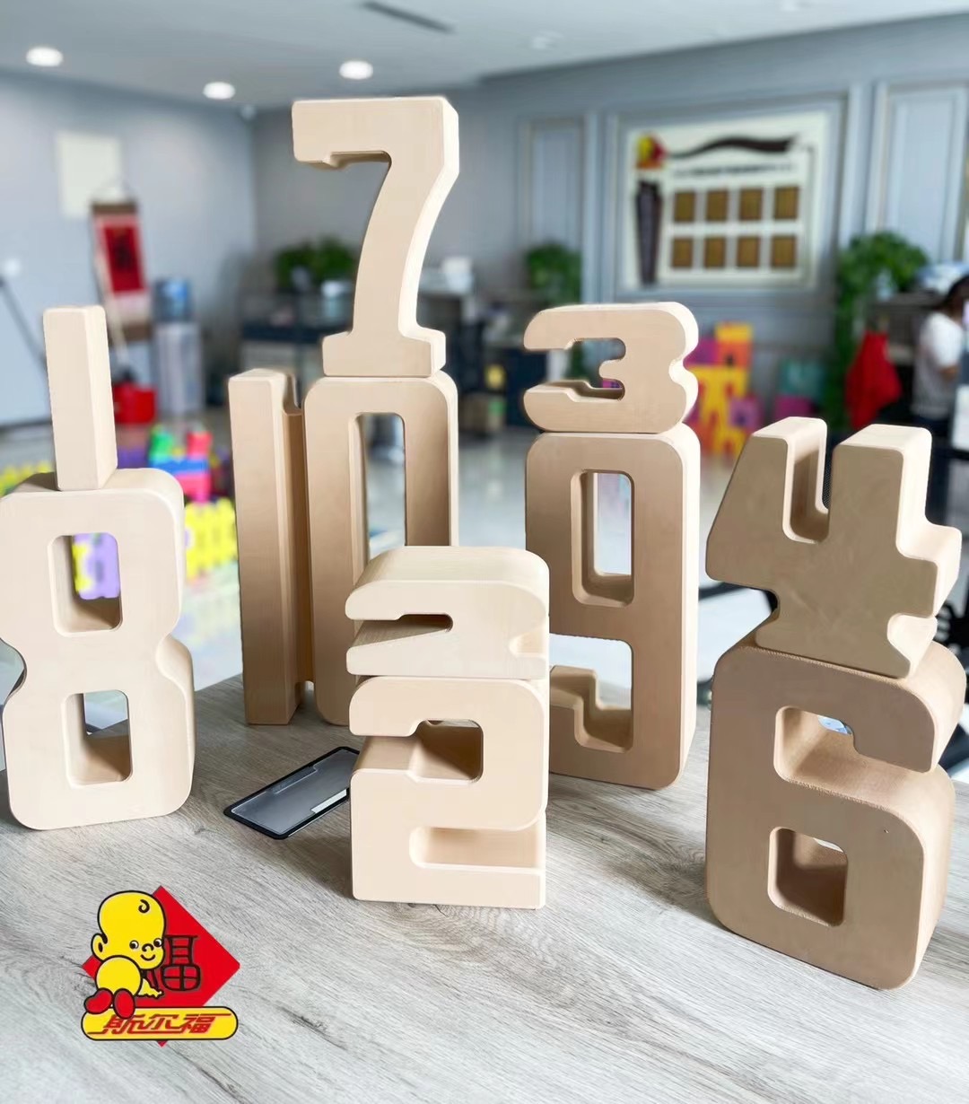 Surf Eva Lage Number Building Block