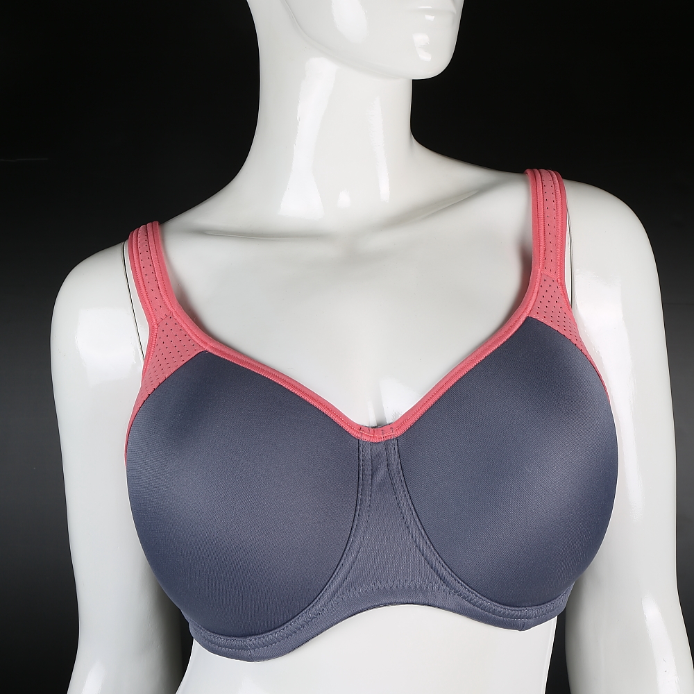 Ladies' large size knitted bra(Contrast)