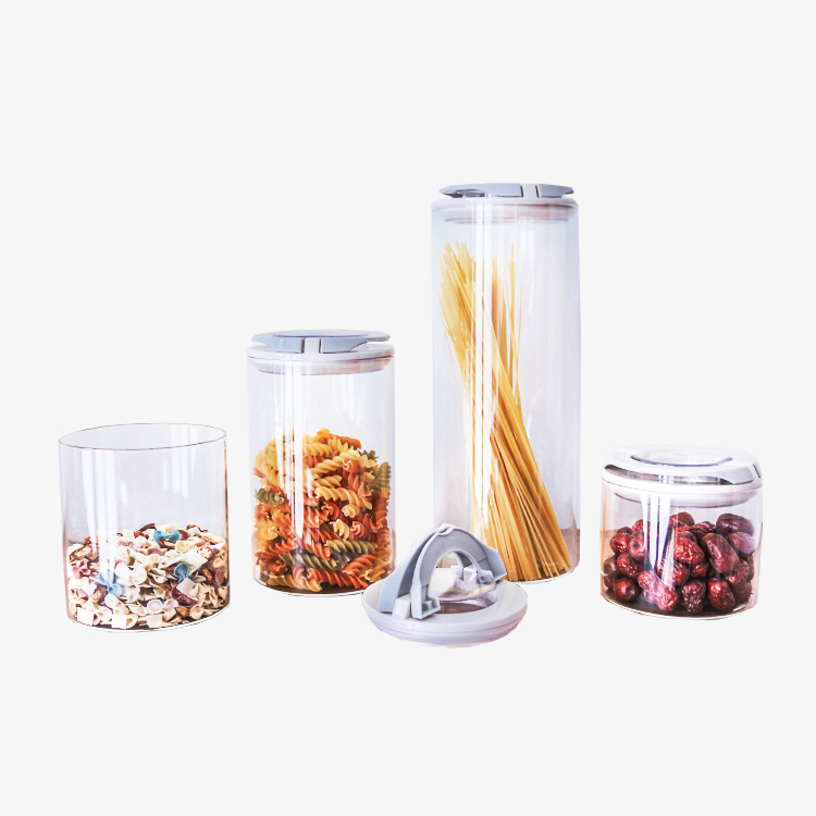 Custom Small Empty Mini Customized Clear Storage Jar Glass Jars With Lid For Storage