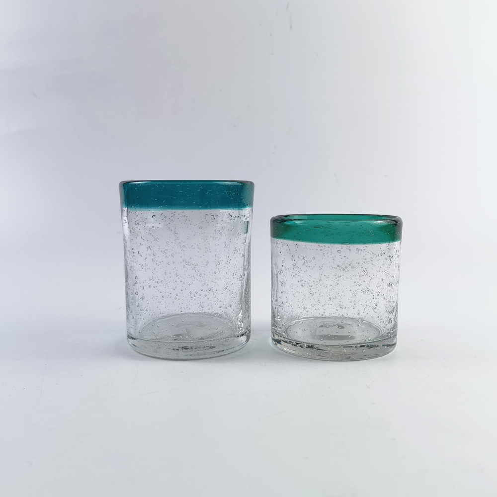 Vintage Mexican Glasses/Glass Candle Jars