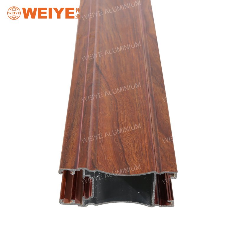 wooden grain aluminium profile