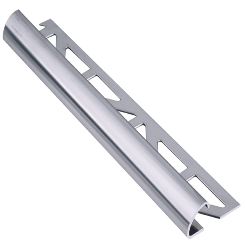 Stainless steel tile trim