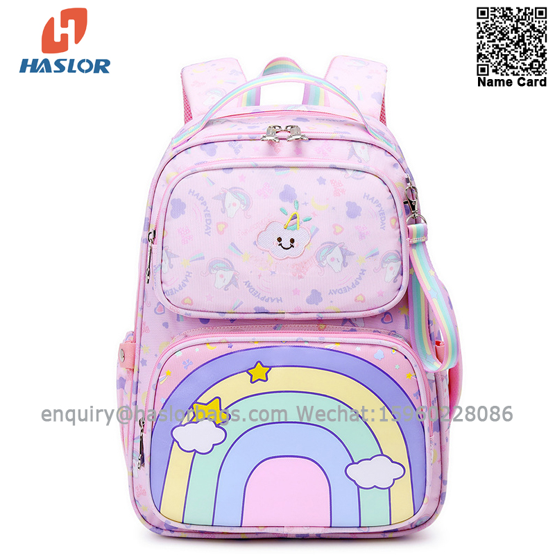 703a# 2021 New arrival big capacity school bag light weight air breathable student bags for primary school student