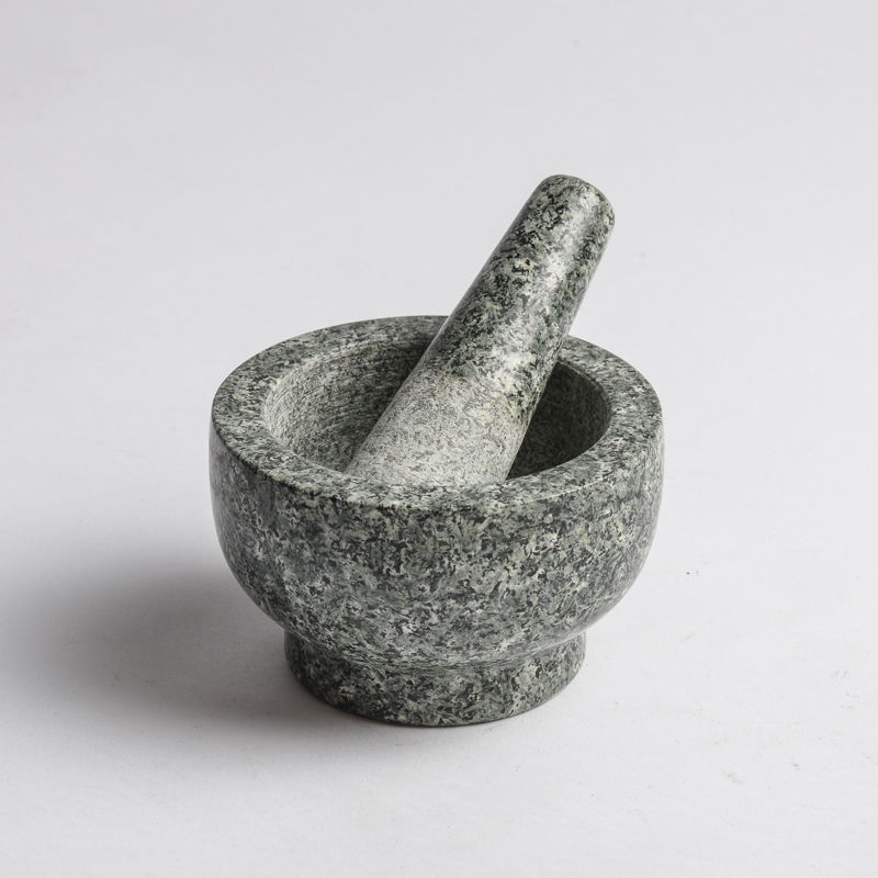 Granite mortar and pestle