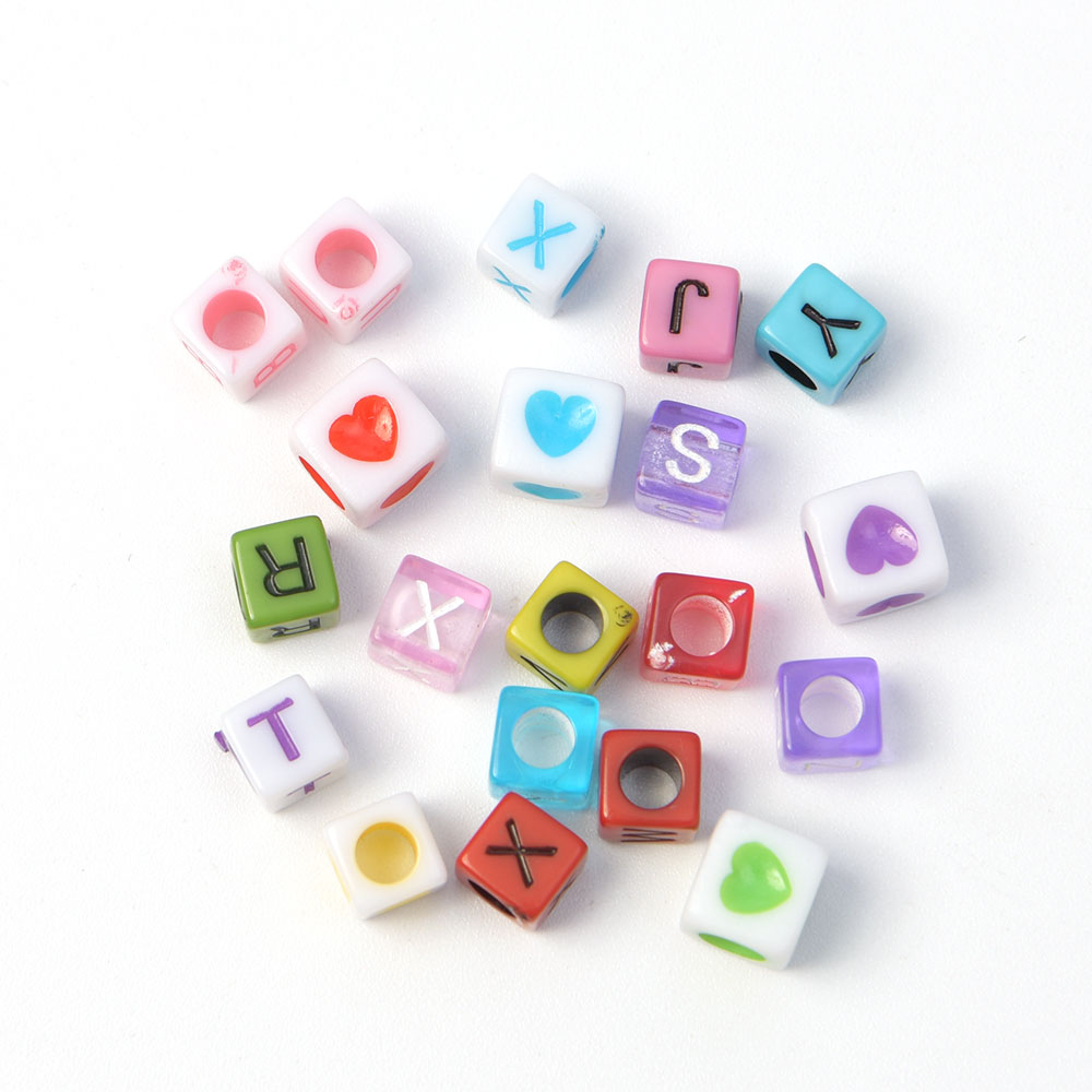 Square Letter Beads