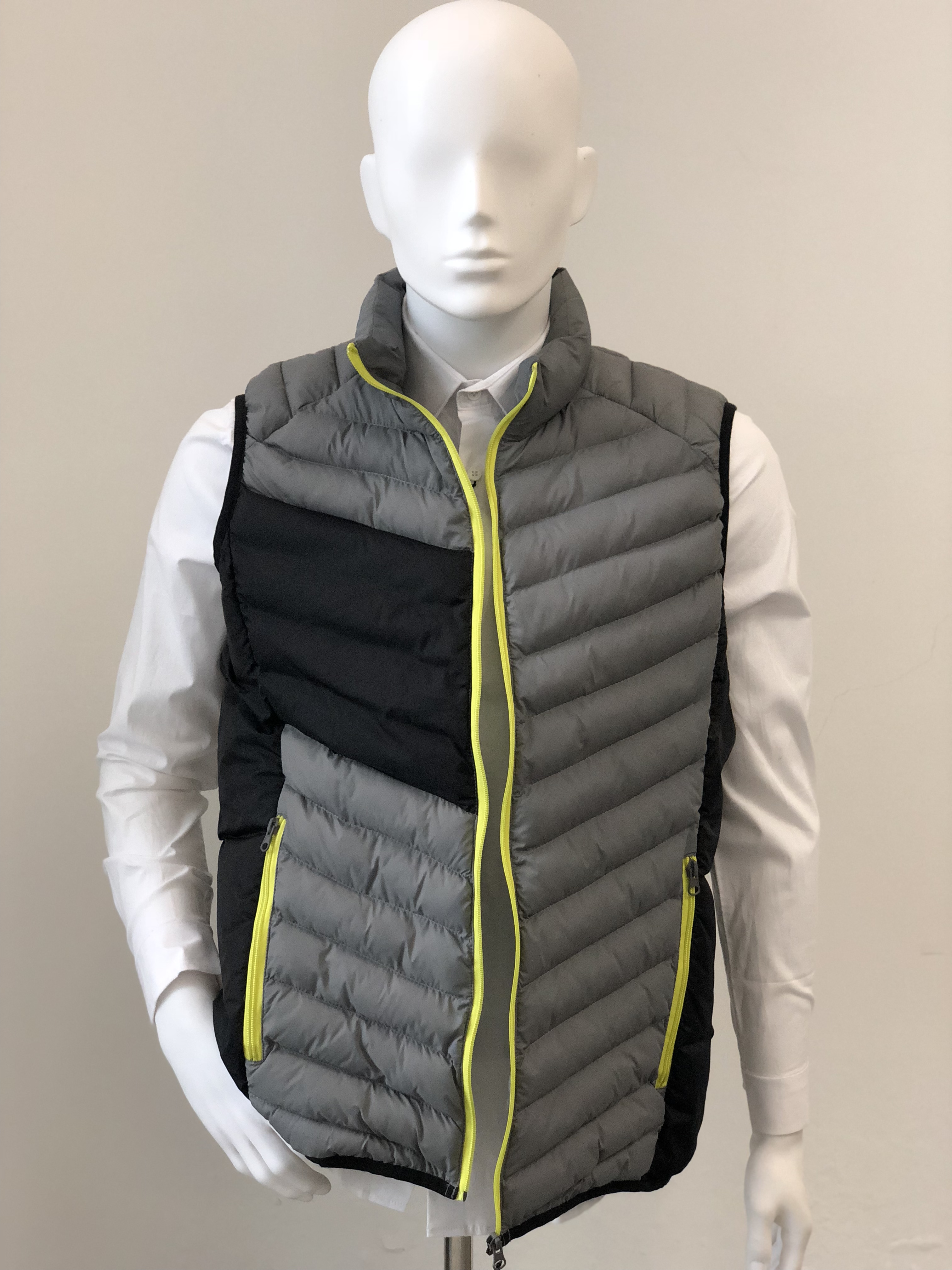 Men's vest, fake down vest, body warmer