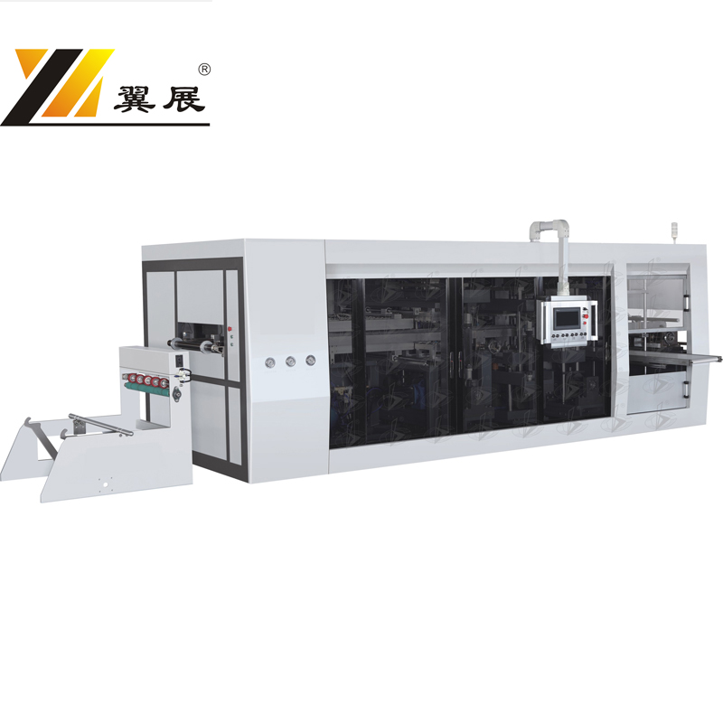 Automatic positive and negative pressure plastic thermoforming machine