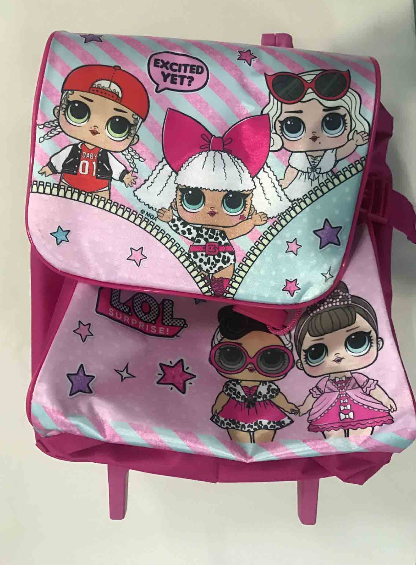 Populer kids trolley bag girl use