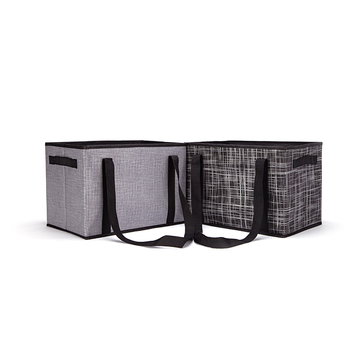 Large capacity collapsible non woven cardboard drawer storage bag