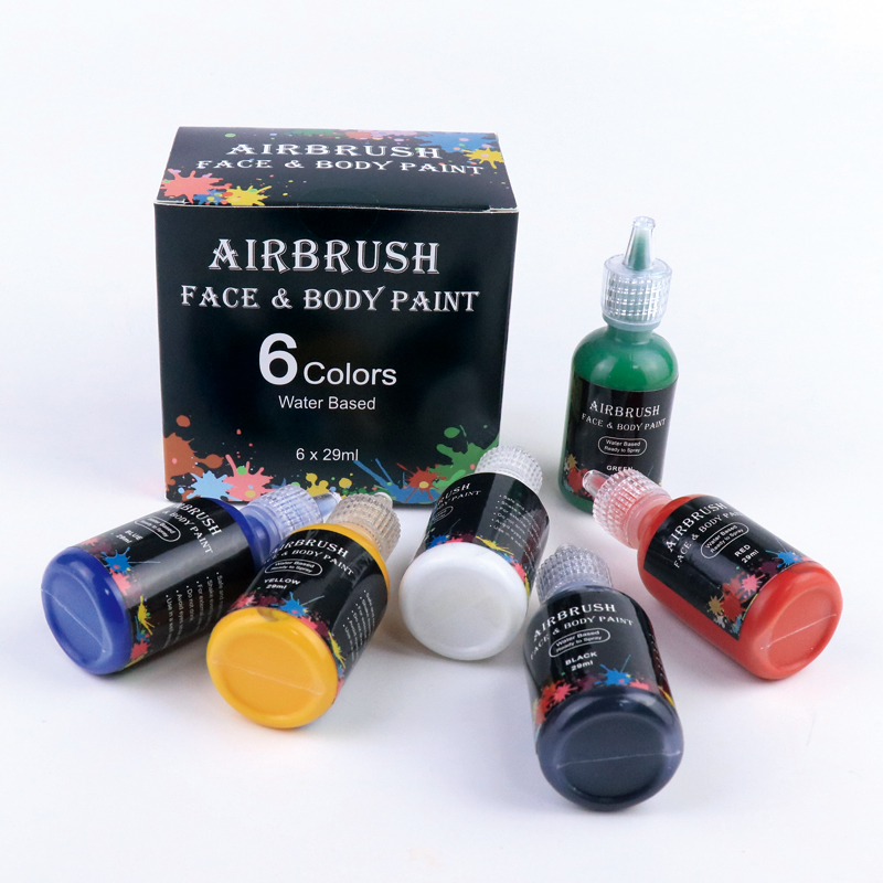 Water Based Airbrush Face and Body Paint Set