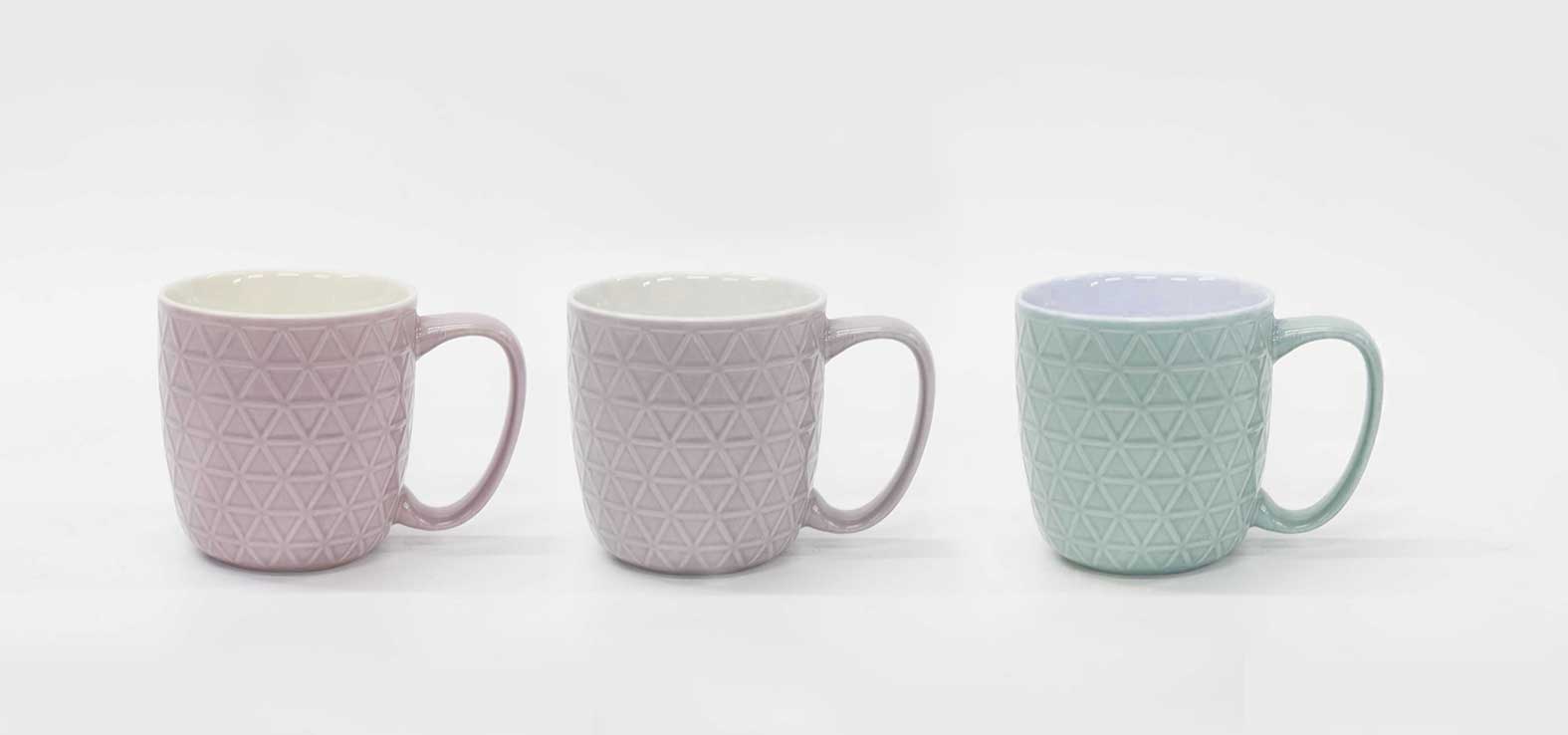 Embossed mug