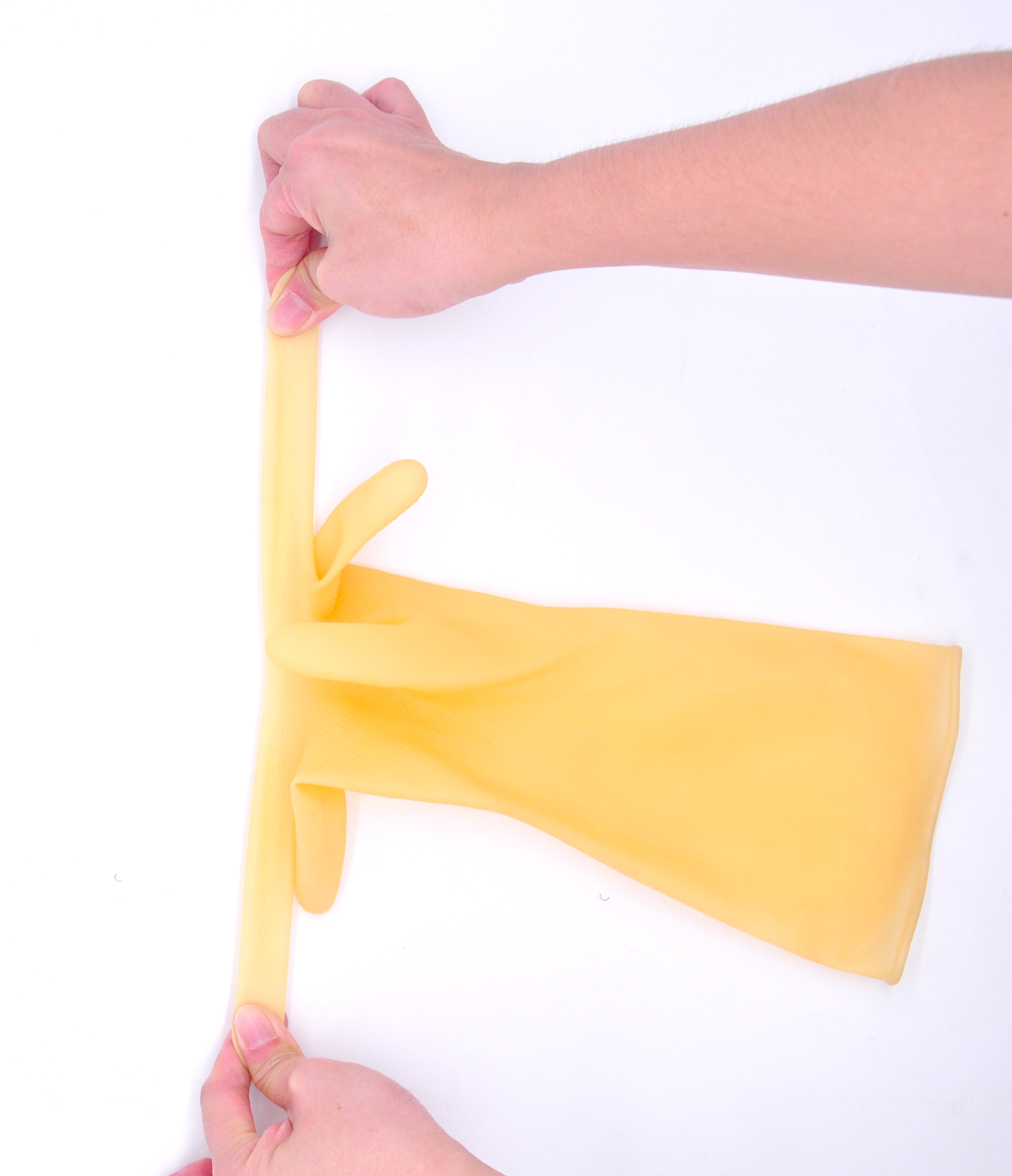 Thickened high 100% natural color durable longer lifetime household latex gloves wtih CE certificate
