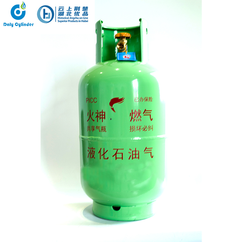 ISO4706 15KG 35.5L Empty LPG Propane Butane Gas Cylinder Household Kitchen Cooking Bottle