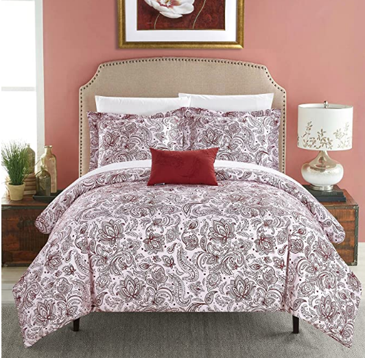 Duplicate ancient customs duvet cover with zipper