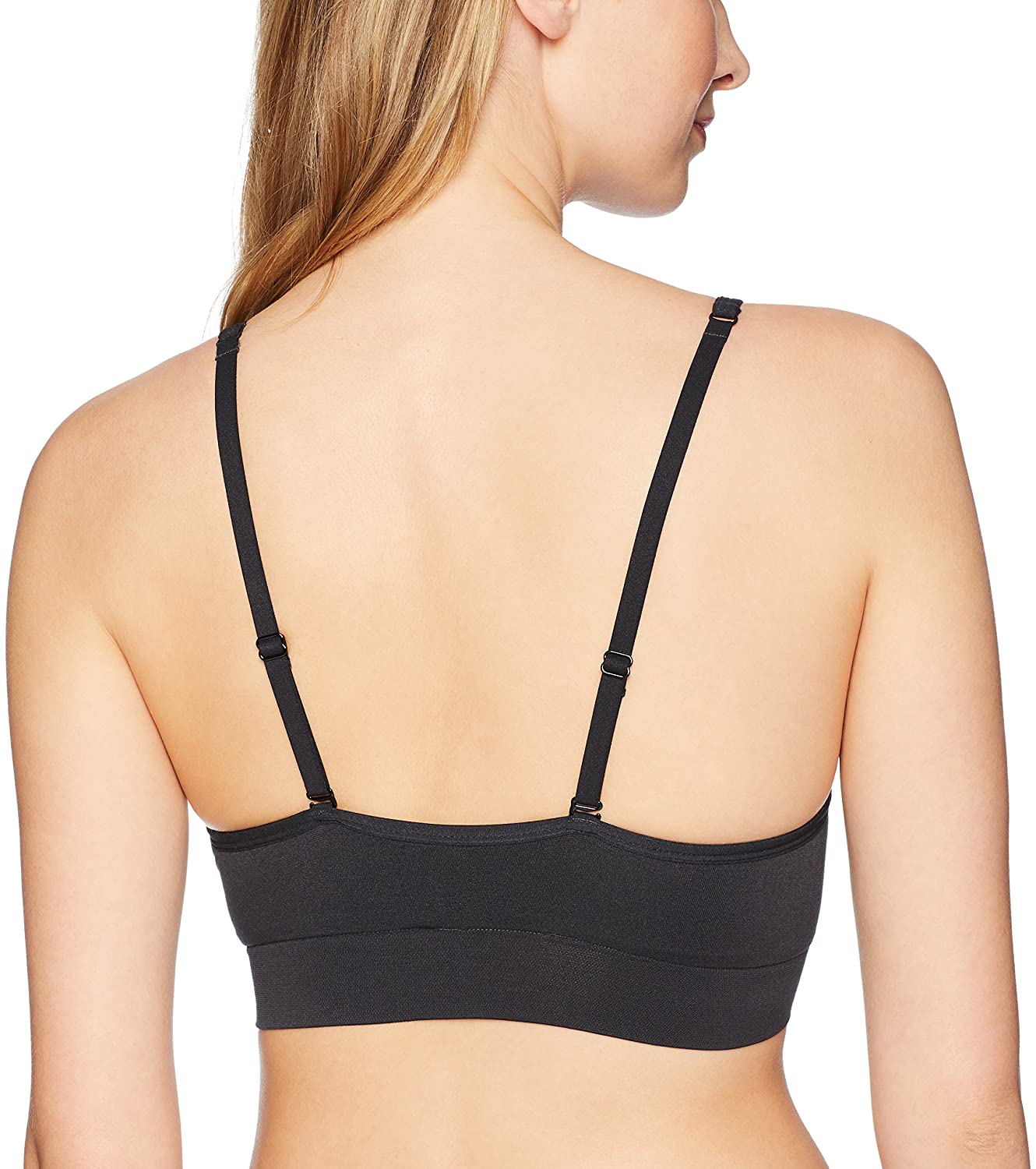 V Neck Padded Bralette Adjustable Straps