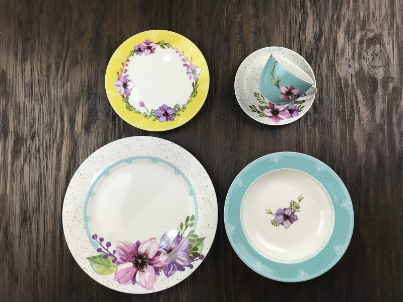 New Bone China Dinner Set