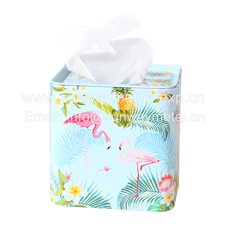 Tissue tin box