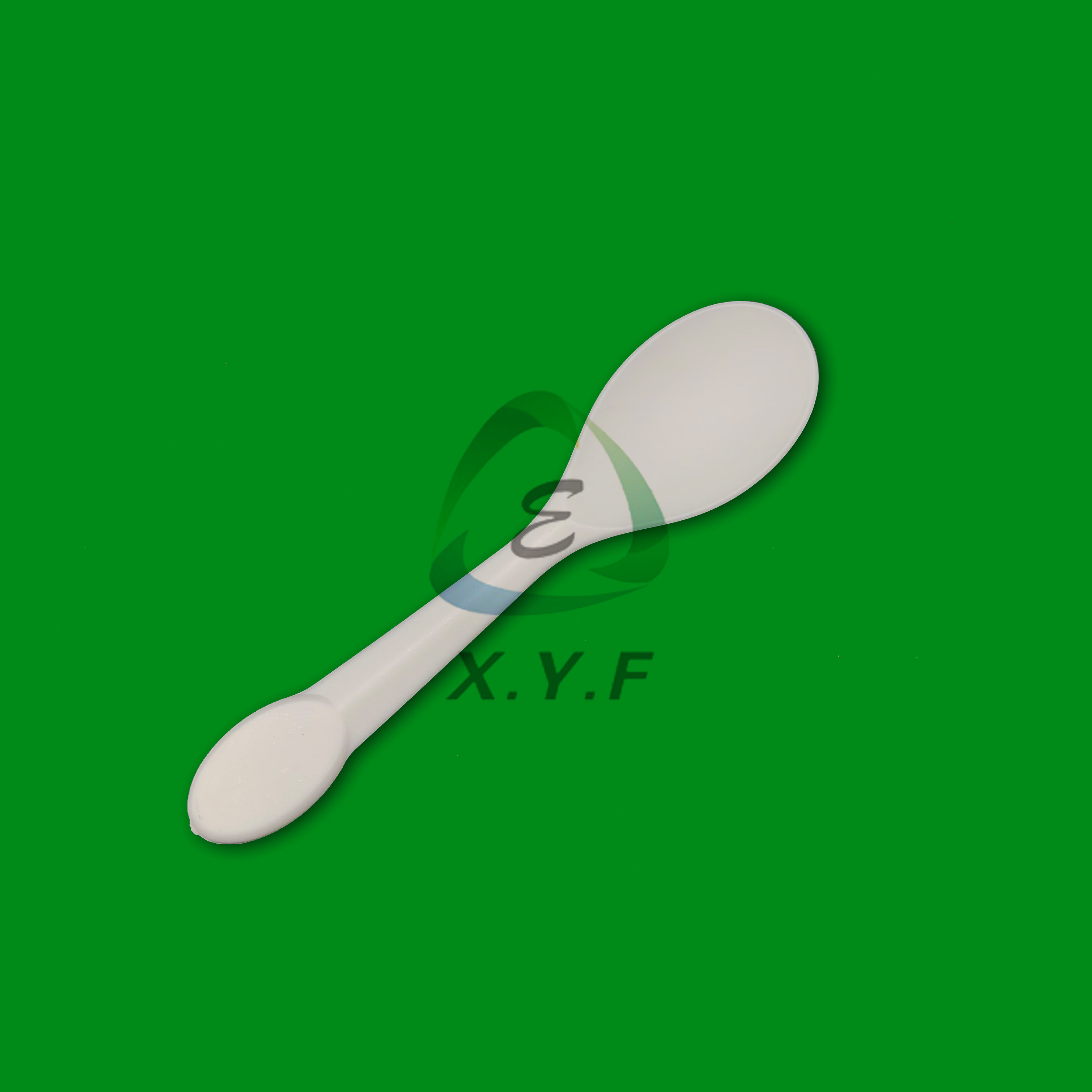100% biodegradable and compostable CPLA ice cream spoon