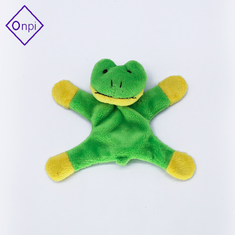 Plush frog animal custom fridge magnet toys