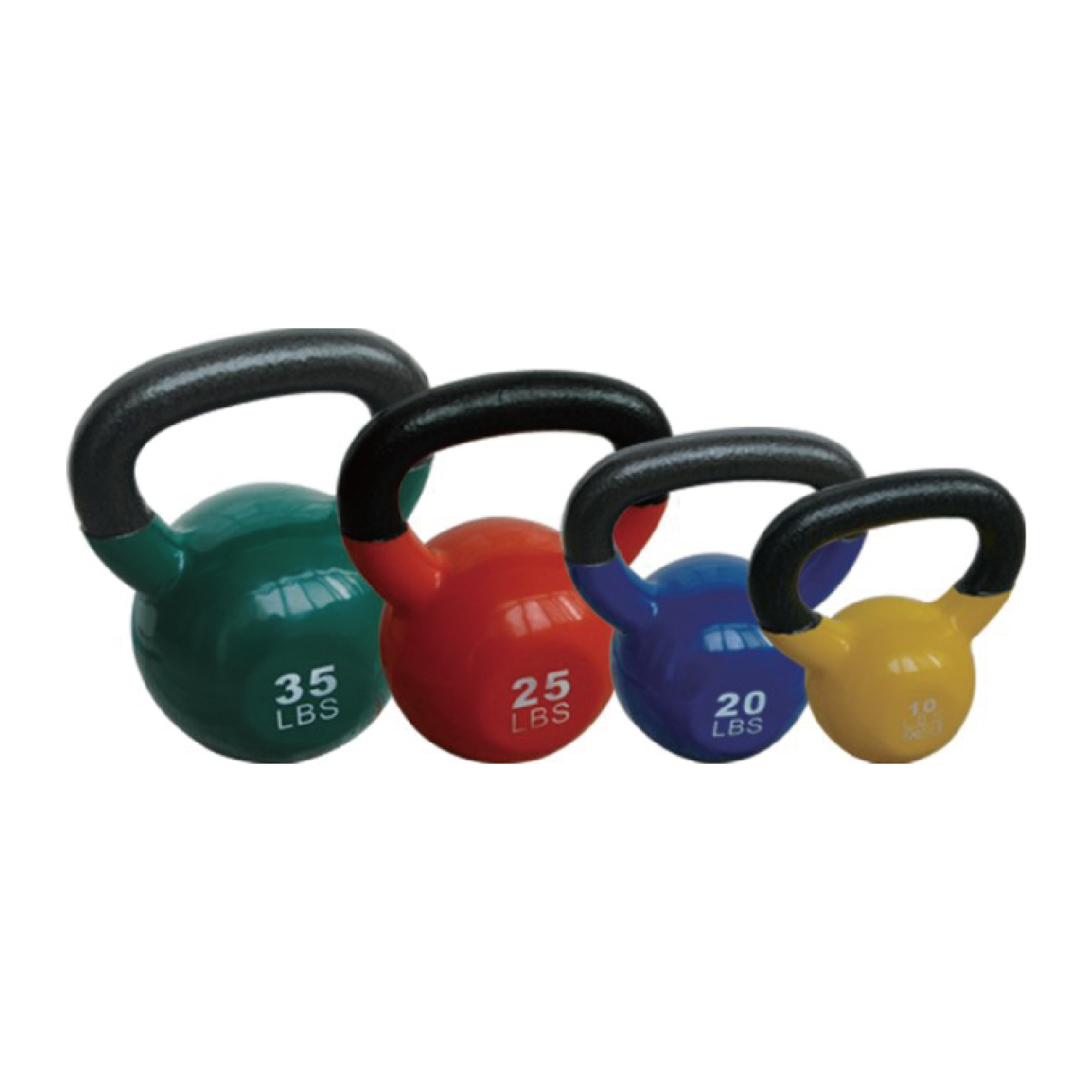 vinyl dipping kettlebells