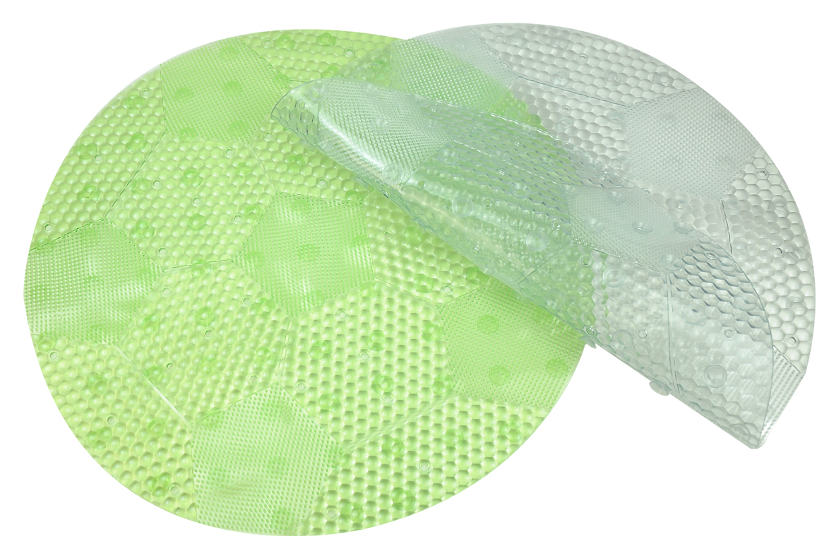 Plastic non-slip bath mat