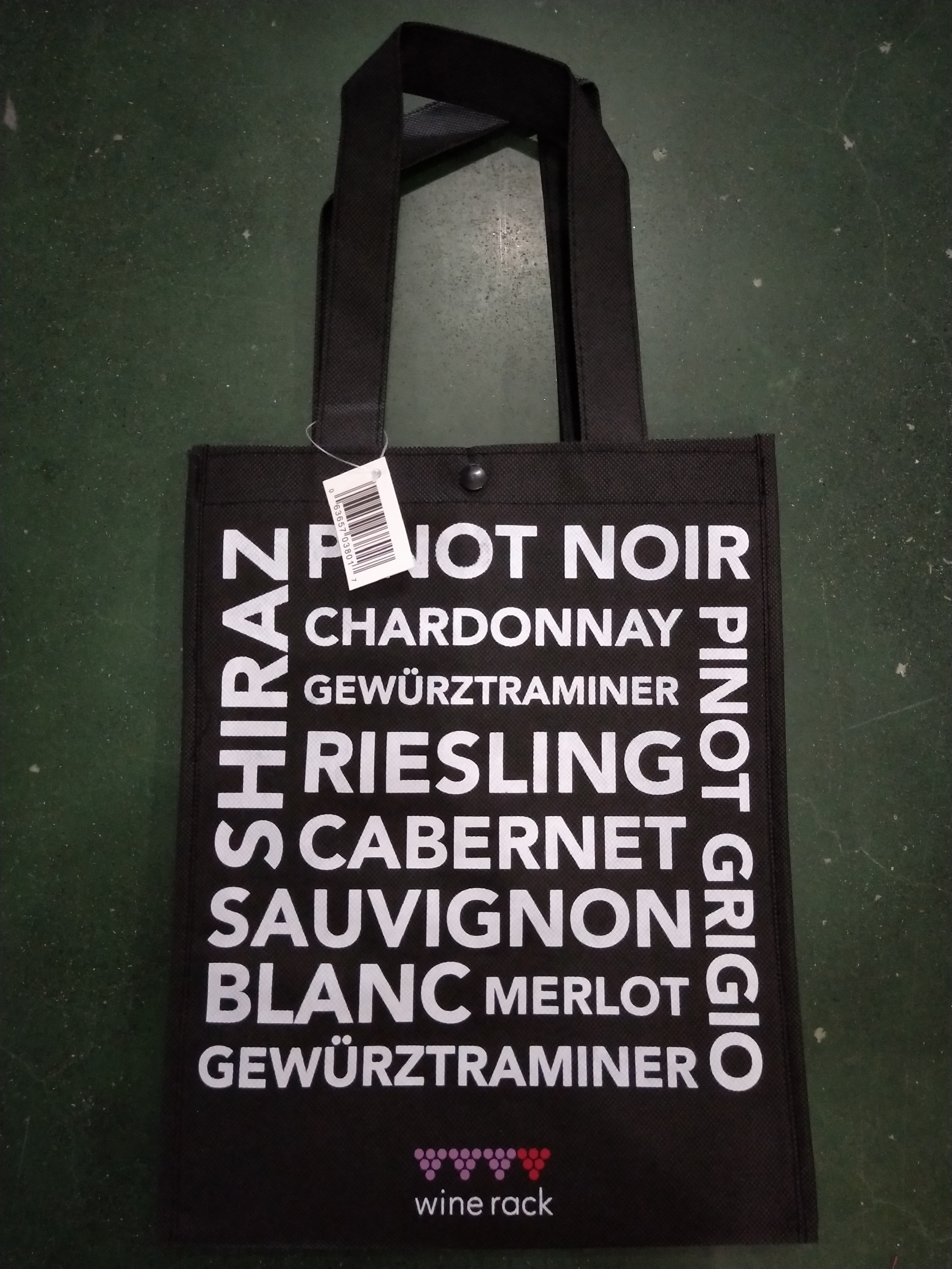 Non Woven All Over Silk Printing Double Layer 6 Bottle Wine Bag