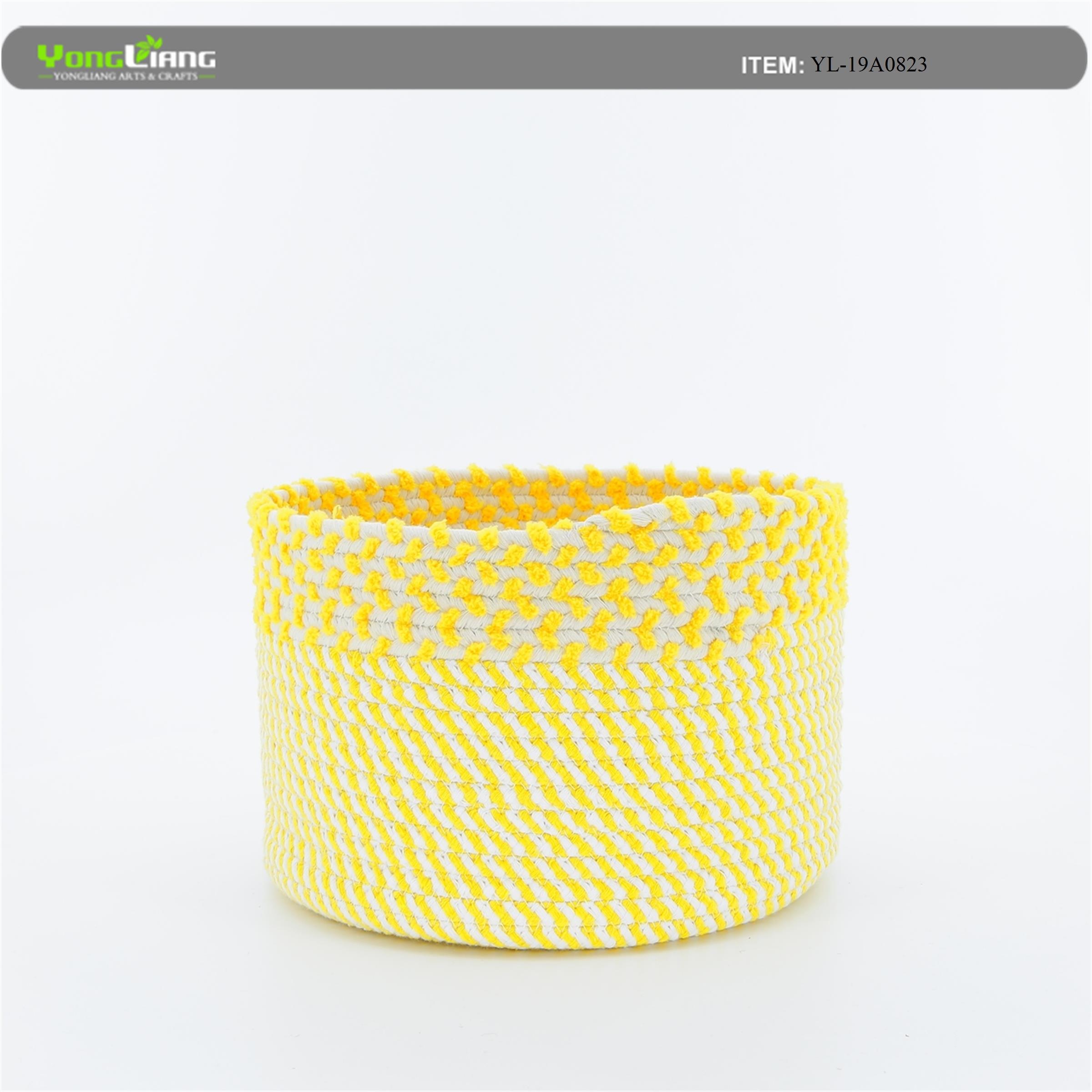 Poly Rope Weaving Storage Basket