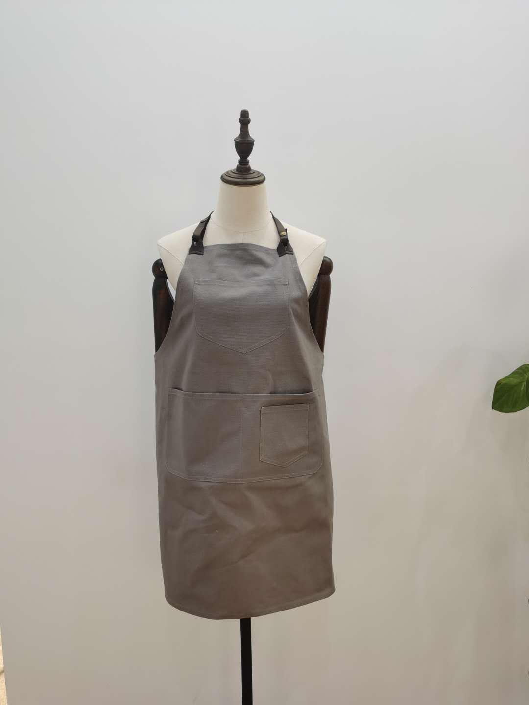 Brown apron