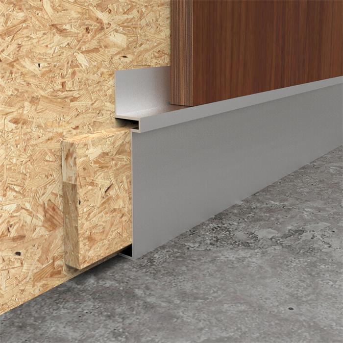 Stianless steel skirting board decorative tile trim