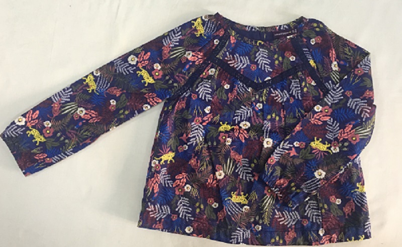 girl’s shirt with AOP print