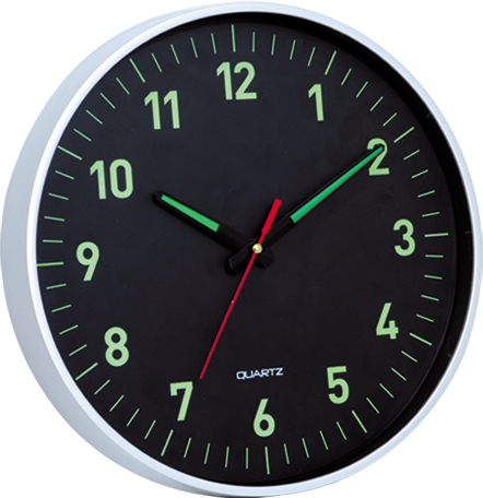 wall clock; quartz clock; best sale; creative clock; luminous clock; gift; simple round clock; 12inch 30cm