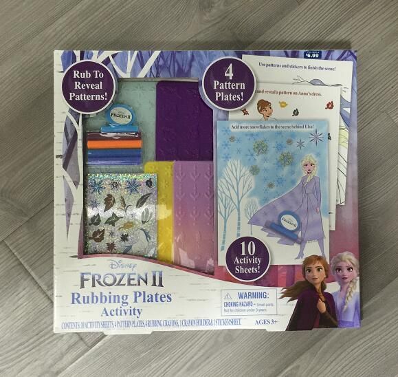 Frozen Ii Rubbing Plates Activity