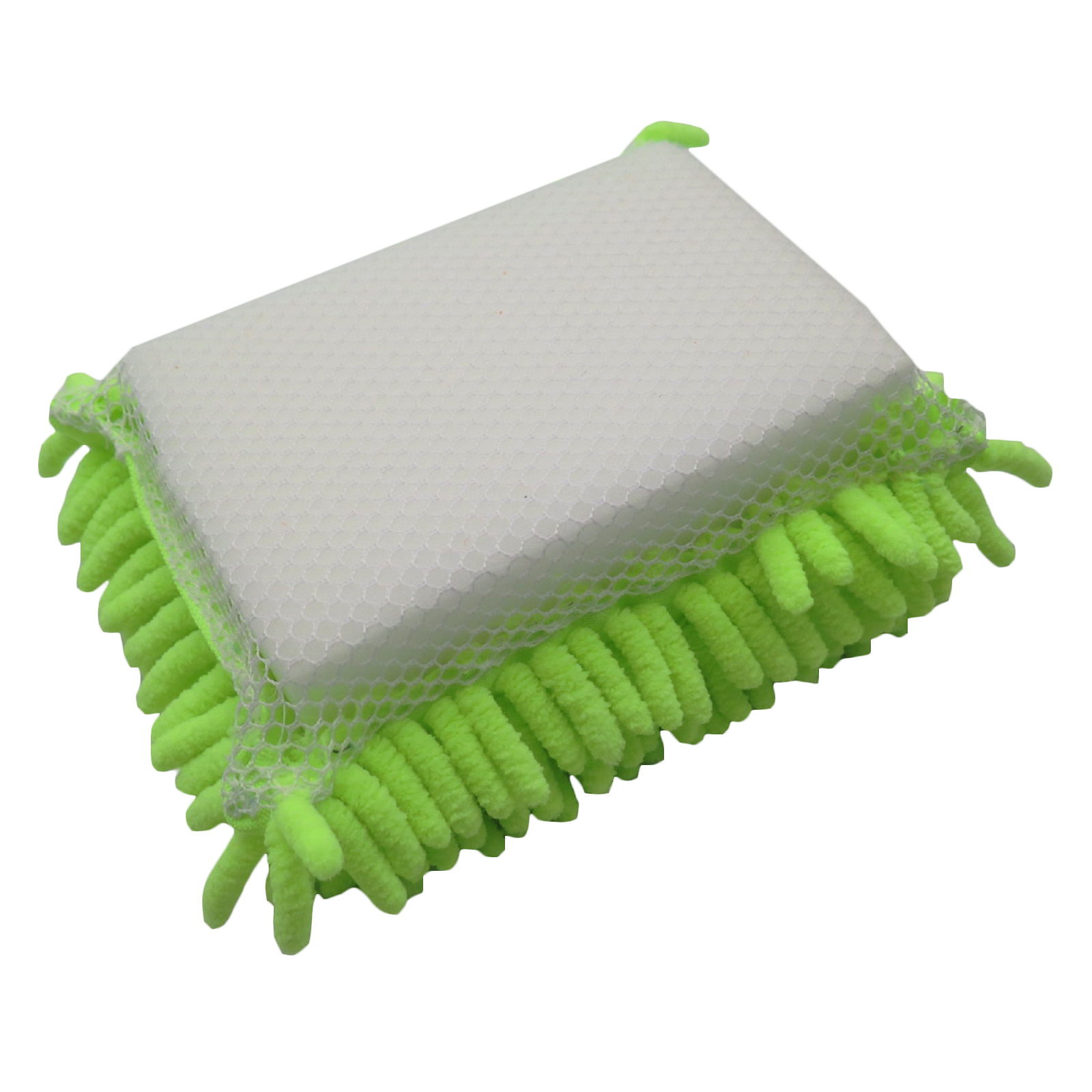 chenille/mesh sponge