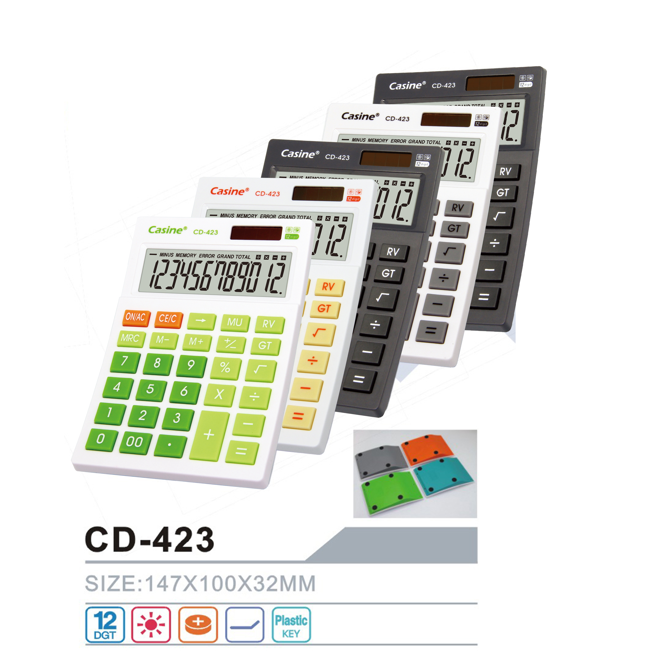 CD-423 - 12-digit desktop calculator- Casine