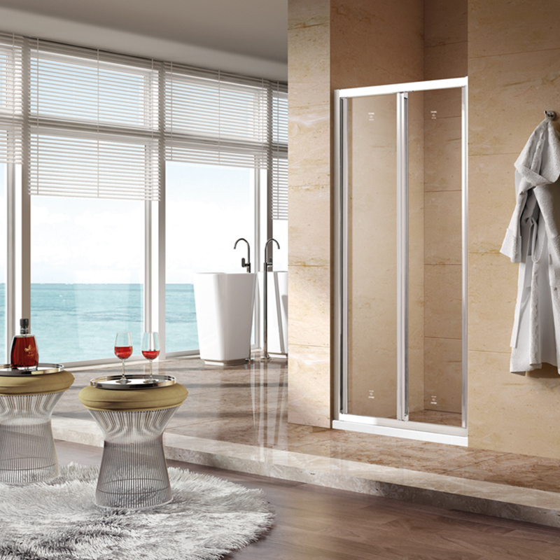 PL154tempered glass shower room, screen single folding door,modern shower enclosure,bath screen